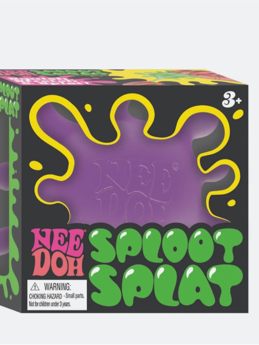 Schylling NeeDoh Sploot Splat - PURPLE Squishy Sensory Toy (NEW IN BOX)